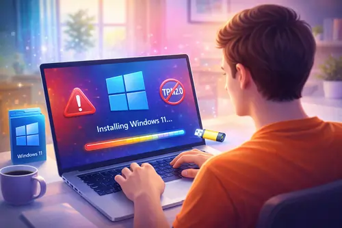 Installer Windows 11 sans TPM 2.0